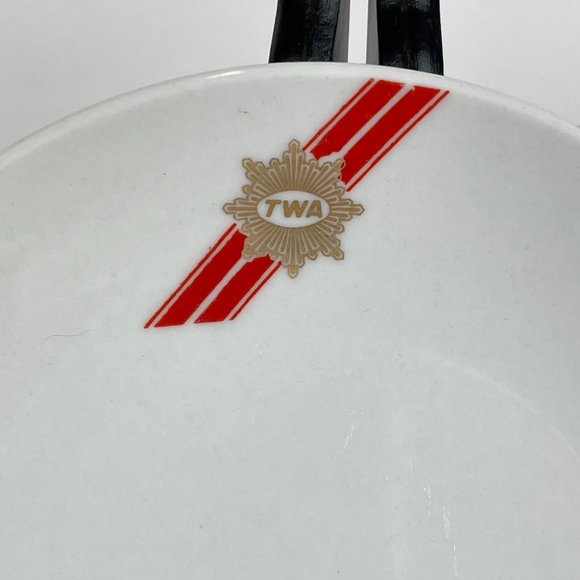 Vintage TWA Ceramic Salad Bread Dessert Plate Rego 44-1696 - Picture 3 of 7